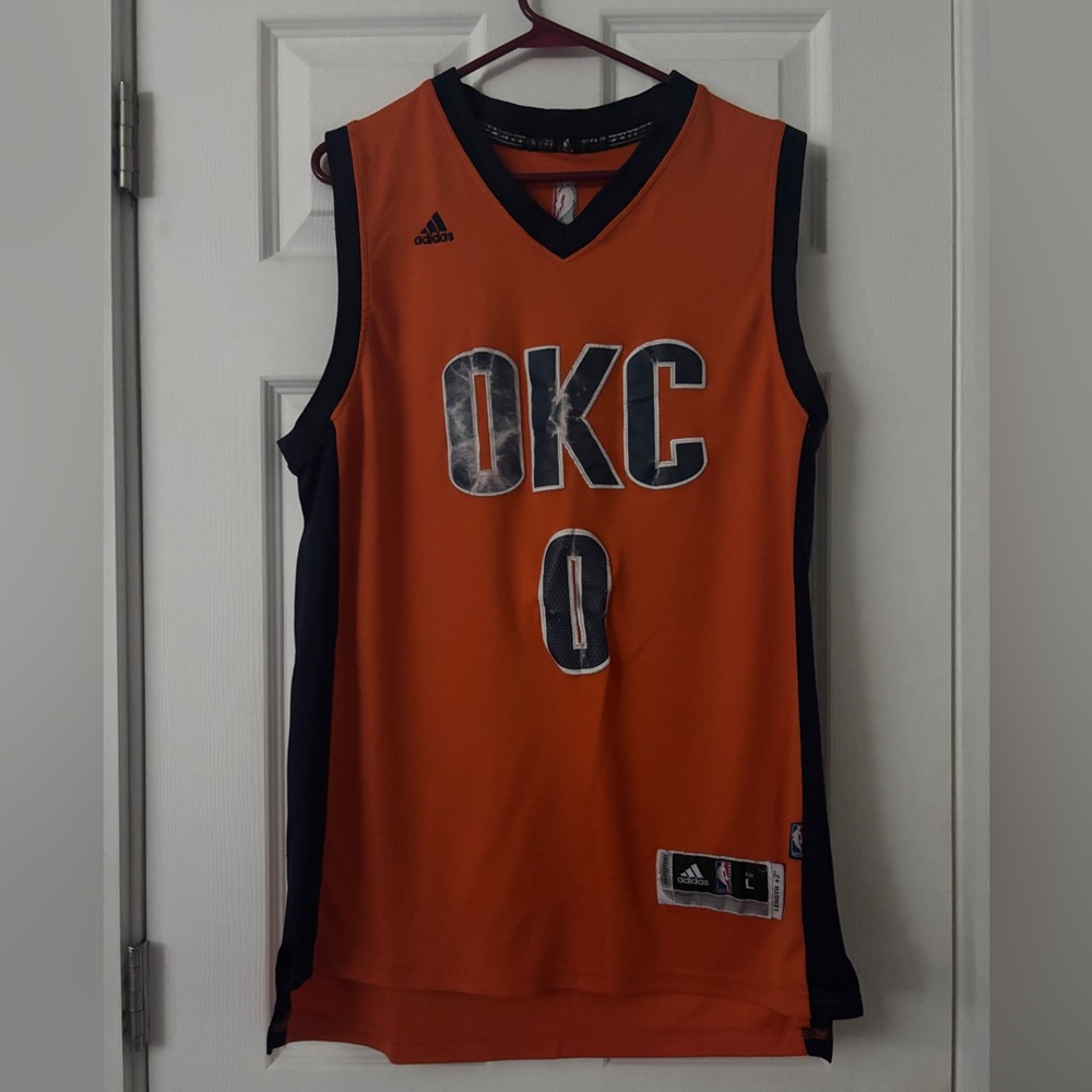 Adidas OKC Russell Westbrook Basketball Jersey
